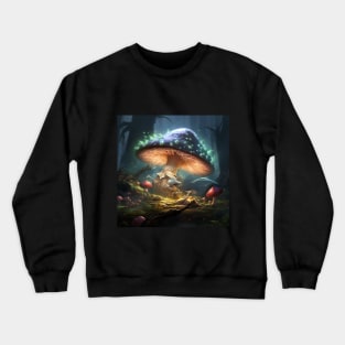 holographic mushroom Crewneck Sweatshirt